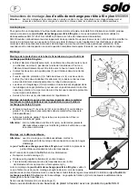 Предварительный просмотр 3 страницы Solo 69 00 859 Assembly Instructions