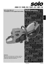 Solo 880-12 Instruction Manual preview