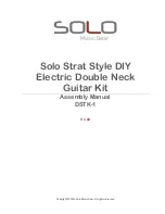 Preview for 1 page of Solo DSTK-1 Assembly Manual