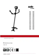 Solo Motorsense 130H Instructions For Use Manual предпросмотр