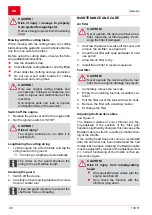 Предварительный просмотр 20 страницы Solo Motorsense 130H Instructions For Use Manual