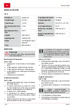 Предварительный просмотр 112 страницы Solo Motorsense 130H Instructions For Use Manual