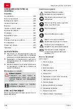 Предварительный просмотр 238 страницы Solo Motorsense 130H Instructions For Use Manual