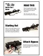 Solo TS5010 Quick Start Manual предпросмотр