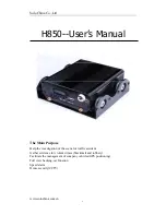 SoloChina H850 User Manual preview