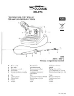 Solomon SR-976 User Manual preview