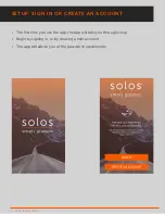 Preview for 6 page of Solos Wearables Solos User Manual