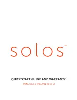 Preview for 1 page of Solos 33-00016-00 Quick Start Manual