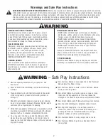 Preview for 2 page of Solowave Big Backyard BAYBERRY PLAY HOUSE Installation And Operating Instructions Manual