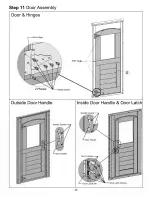 Preview for 25 page of Solowave Big Backyard BAYBERRY PLAY HOUSE Installation And Operating Instructions Manual