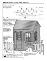 Preview for 27 page of Solowave Big Backyard BAYBERRY PLAY HOUSE Installation And Operating Instructions Manual