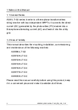 Preview for 5 page of Solplanet ASW LT G2 Series User Manual