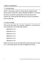 Preview for 5 page of Solplanet ASW LT-G3 Series User Manual