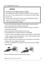 Preview for 30 page of Solplanet ASW S Series User Manual