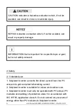 Preview for 7 page of Solplanet ASW T Series User Manual