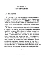 Preview for 2 page of Soltec HM-102S Operator'S Manual