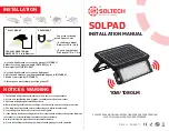 Soltech SOLPAD 10W Installation Manual предпросмотр