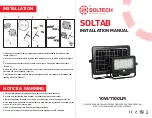 Preview for 1 page of Soltech SOLTAB Installation Manual