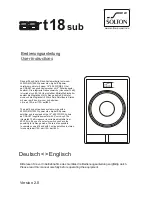 Solton aart18sub User Instructions preview