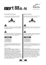 Preview for 2 page of Solton aart88A-N User Instructions