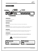 Preview for 8 page of Solton DSP 206 Operation Manual