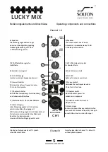 Preview for 6 page of Solton LUCKY MiX User Instructions