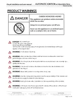 Preview for 3 page of Solus EHA 36 Box Installation And User Manual