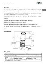 Предварительный просмотр 3 страницы Solution Ozone MAP-AMBSO01 User Manual