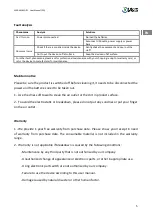 Preview for 5 page of Solution Ozone MAP-FSO01 User Manual