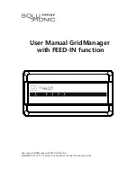 Solutronic Energy GridManager User Manual preview