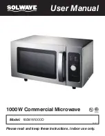 Solwave 180MW1000D User Manual предпросмотр