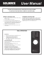 Предварительный просмотр 3 страницы Solwave 180MW1000D User Manual