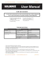 Предварительный просмотр 5 страницы Solwave 180MW1000SS User Manual