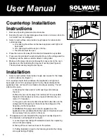 Предварительный просмотр 6 страницы Solwave 180MW1200T User Manual