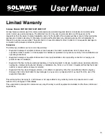 Предварительный просмотр 13 страницы Solwave 180MW1200T User Manual