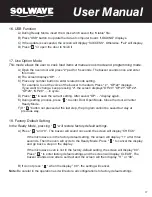 Предварительный просмотр 17 страницы Solwave 180MWHD12 User Manual