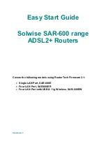 Предварительный просмотр 1 страницы Solwise SAR-600 Easy Start Manual