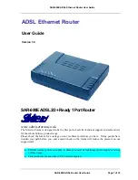 Preview for 1 page of Solwise SAR-600E User Manual