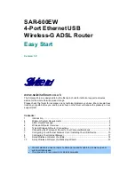 Solwise SAR-600EW Easy Start предпросмотр