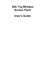 Solwise Wireless Access Point User Manual preview