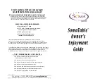 SOMA SomaTable Owner'S Manual preview