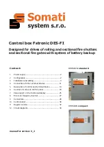 Somati system FSTronic DES-FI 10A COMPACT Manual preview