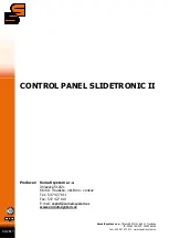 Preview for 1 page of Somati system SLIDETRONIC II Quick Start Manual