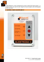 Preview for 3 page of Somati system SLIDETRONIC II Quick Start Manual