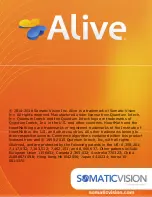 Preview for 10 page of Somatic Vision Alive iFeel User Manual Supplement