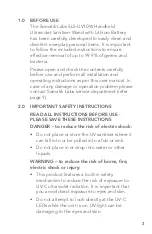 Preview for 5 page of Somatik Labs SLS-UV10W User Manual