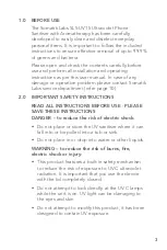 Предварительный просмотр 5 страницы Somatik Labs SLS-UV15 User Manual