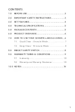 Preview for 3 page of Somatik Labs SLS-UVB05 User Manual