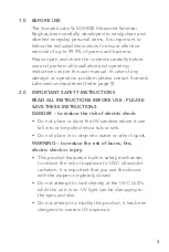 Preview for 5 page of Somatik Labs SLS-UVB05 User Manual