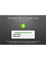 Preview for 2 page of Somaxis Cricket C1 User Manual